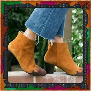 Free People Adele suede ankle boots